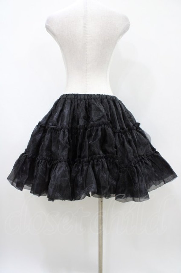 画像2: Wunderwelt / オリジナルふわふわパニエ Free ブラック H-26-04-10-1050-EL-SK-NS-ZH (2)