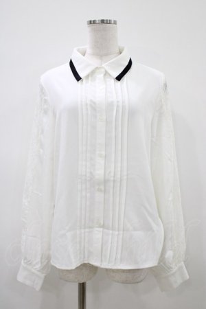 画像: Favorite / レース切替ブラウス M オフ H-26-04-10-1053-LO-BL-NS-ZH