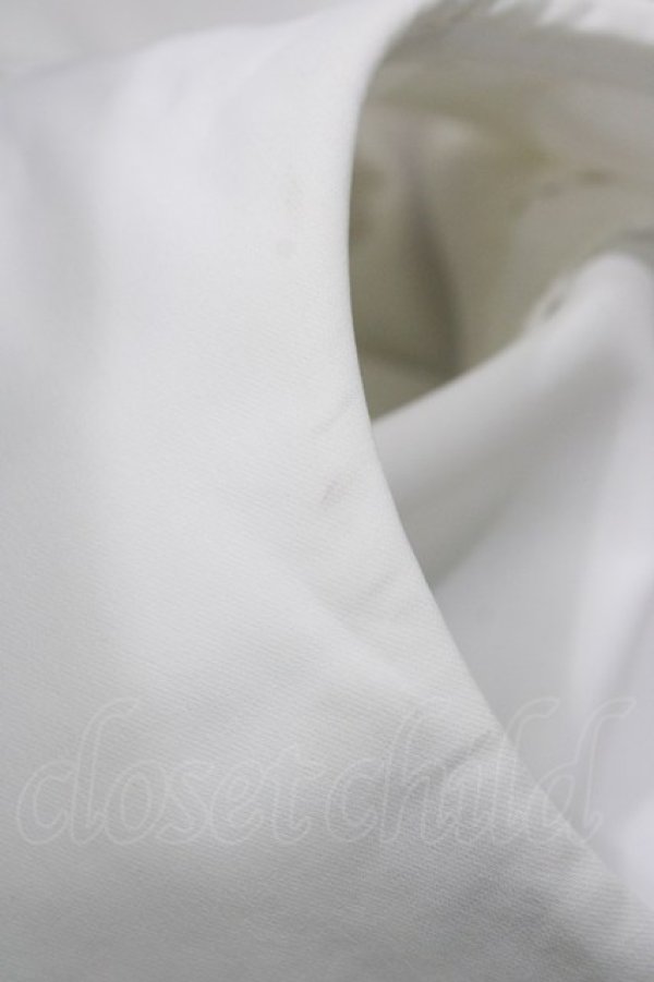 画像3: Secret Honey / パールリボンブラウス Free オフ/ブラック H-26-04-10-1054-CA-BL-NS-ZH (3)