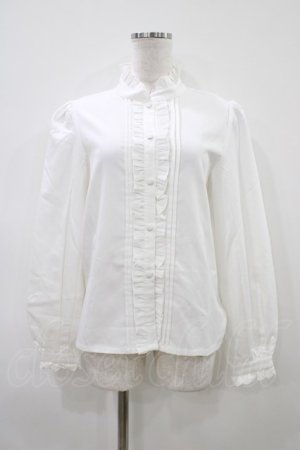 画像: Favorite / スタンドカラーブラウス M オフ H-26-04-10-1055-LO-BL-NS-ZH