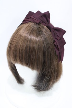 画像: Innocent World / ラタンカチューシャ  ボルドー H-26-04-10-1006-IW-AC-NS-ZH