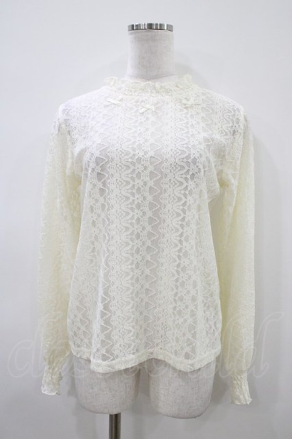 画像1: m petit by misako / レースインナートップス M 生成り H-26-04-10-1058-LO-TO-NS-ZH (1)