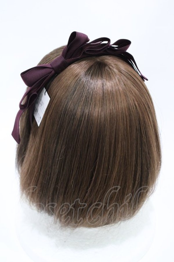 画像2: Innocent World / ラタンカチューシャ  ボルドー H-26-04-10-1006-IW-AC-NS-ZH (2)