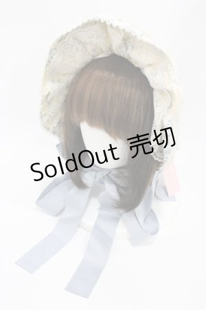画像: metamorphose / ロザリーフリルボンネット  パウダーブルー H-26-04-10-1007-ME-AC-NS-ZH