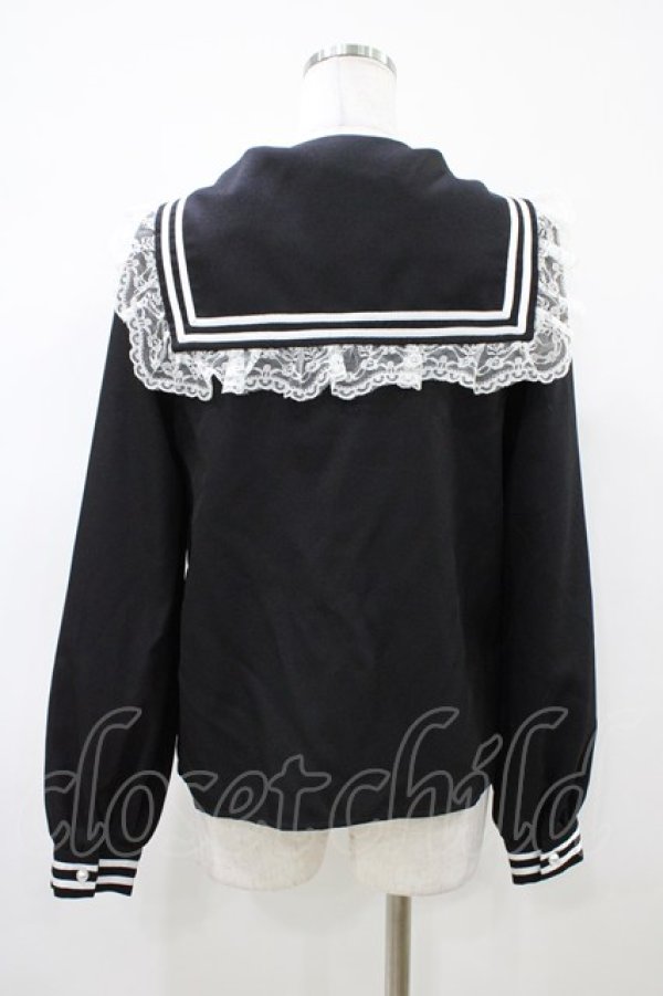 画像2: MA*RS / セーラーブラウス Free ブラック H-26-04-10-1065-EL-BL-NS-ZH (2)