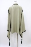 画像2: Favorite / 和袖ブラウス M カーキ H-26-04-10-1067-LO-BL-NS-ZH (2)