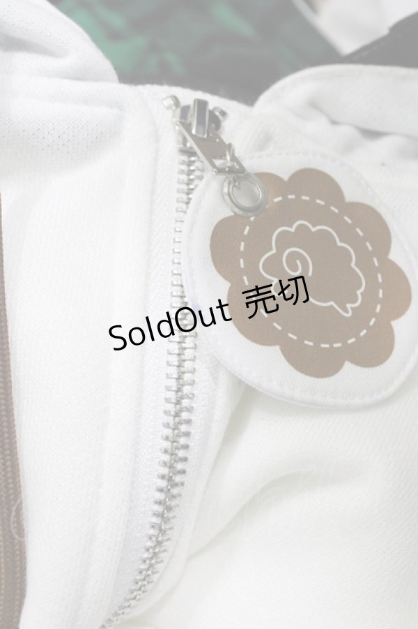 画像3: Favorite / レイヤード風パーカー Free オフ/グリーン H-26-04-10-1068-LO-TO-NS-ZH (3)