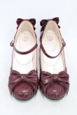 画像1: BABY,THE STARS SHINE BRIGHT / アンティークリボンシューズ L ボルドー H-26-04-10-1008-BA-SH-NS-ZH (1)