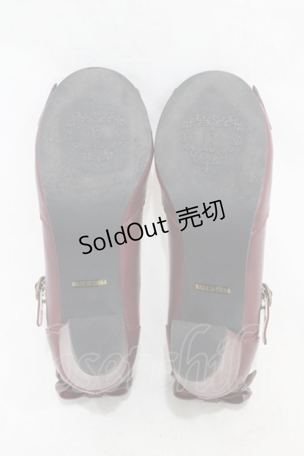 画像3: BABY,THE STARS SHINE BRIGHT / アンティークリボンシューズ L ボルドー H-26-04-10-1008-BA-SH-NS-ZH (3)