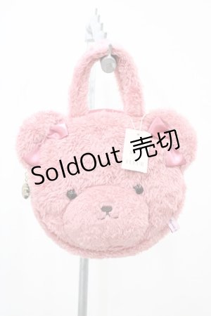 画像: Maison de FLEUR / ピンくまニアトートバッグ  ピンク H-26-04-10-1015-LO-BG-NS-ZH
