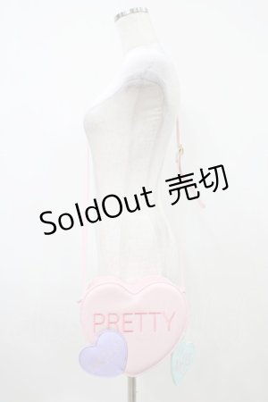 画像: Angelic Pretty / Sugar Heartsポシェット  ピンク H-26-04-10-1018-AP-BG-NS-ZH