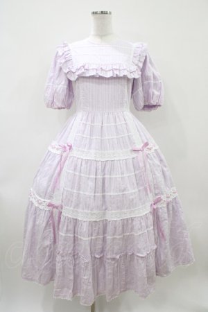 画像: Angelic Pretty / クレッシェンドティアードワンピース Free ラベンダー H-26-04-10-1025-AP-OP-NS-ZH