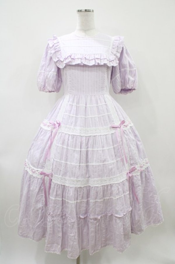 画像1: Angelic Pretty / クレッシェンドティアードワンピース Free ラベンダー H-26-04-10-1025-AP-OP-NS-ZH (1)