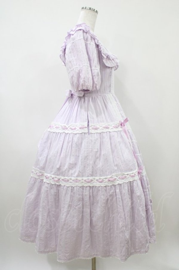 画像3: Angelic Pretty / クレッシェンドティアードワンピース Free ラベンダー H-26-04-10-1025-AP-OP-NS-ZH (3)