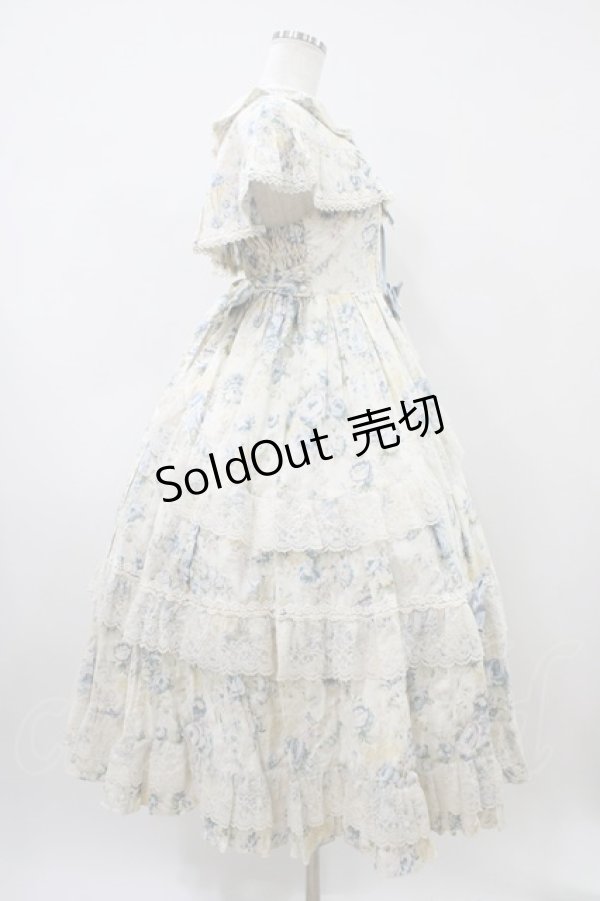 画像3: metamorphose / ロザリーケープ付きジャンパースカート サイズ1 パウダーブルー H-26-04-10-1026-ME-OP-NS-ZH (3)