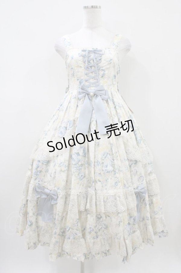 画像6: metamorphose / ロザリーケープ付きジャンパースカート サイズ1 パウダーブルー H-26-04-10-1026-ME-OP-NS-ZH (6)