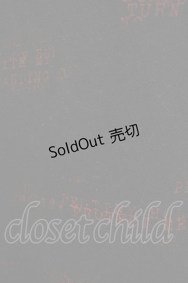 画像4: h.NAOTO / プリントダメージパーカー  黒 H-26-04-10-051-HN-TO-AK-ZH (4)