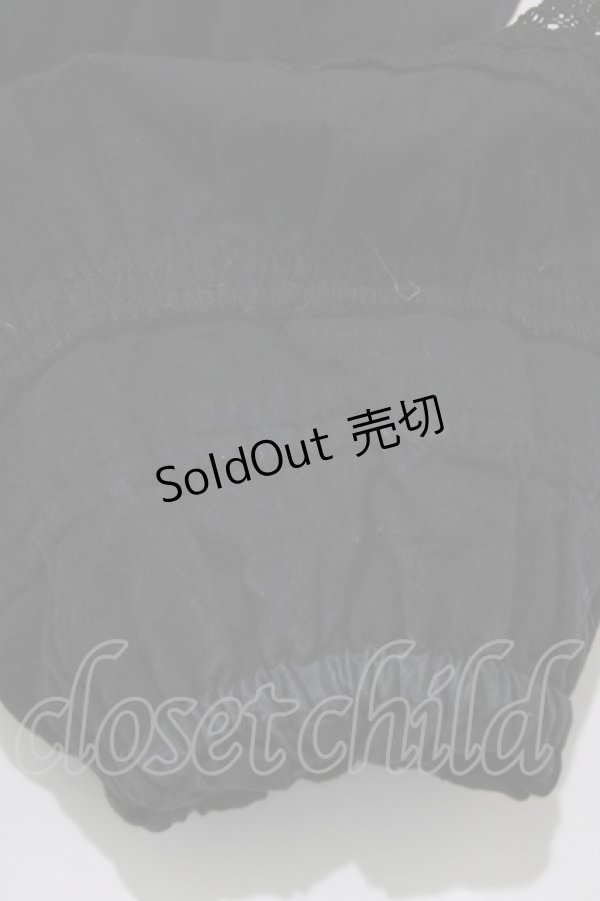 画像6: Moi-meme-Moitie / 3段フリルブラウス  ブラック H-26-04-10-055-MO-BL-KB-ZH (6)