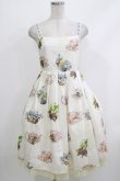 画像1: Emily Temple cute / Flower TEA PARTYキャミソールワンピース  オフホワイト H-26-04-10-006-ET-OP-KB-ZH (1)
