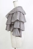 画像2: merry jenny / フリルボレロ  グレー H-26-04-10-056-LO-TO-KB-ZH (2)