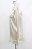 画像2: GADGET GROW / サテンロングスリーブブラウス  ベージュ H-26-04-10-057-GO-BL-KB-ZH (2)