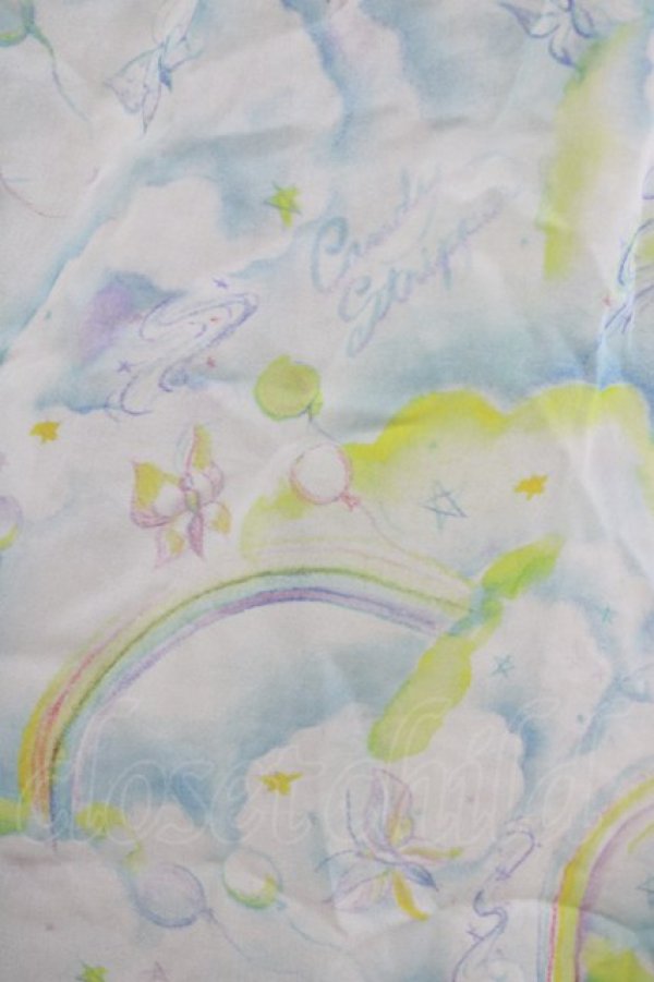 画像4: Candy Stripper / プリントシアートップス  サックス H-26-04-10-059-PU-TO-KB-ZH (4)