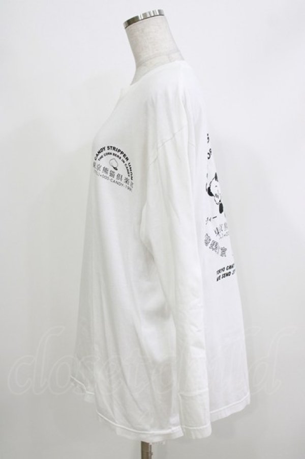画像2: Candy Stripper / TOKYO PANDA CLUB L/S Tシャツ 2(M) ホワイト H-26-04-10-063-PU-TO-KB-ZH (2)