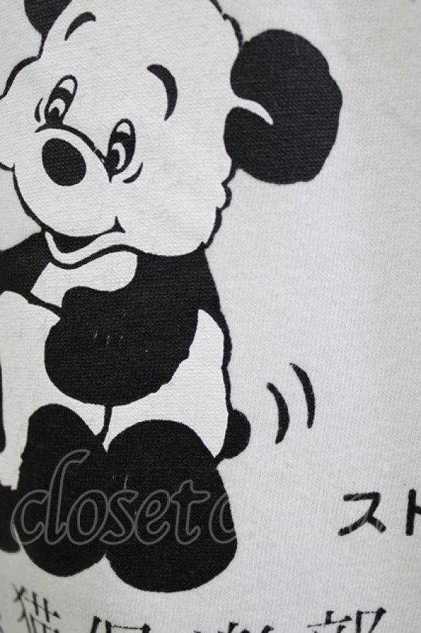 画像4: Candy Stripper / TOKYO PANDA CLUB L/S Tシャツ 2(M) ホワイト H-26-04-10-063-PU-TO-KB-ZH (4)
