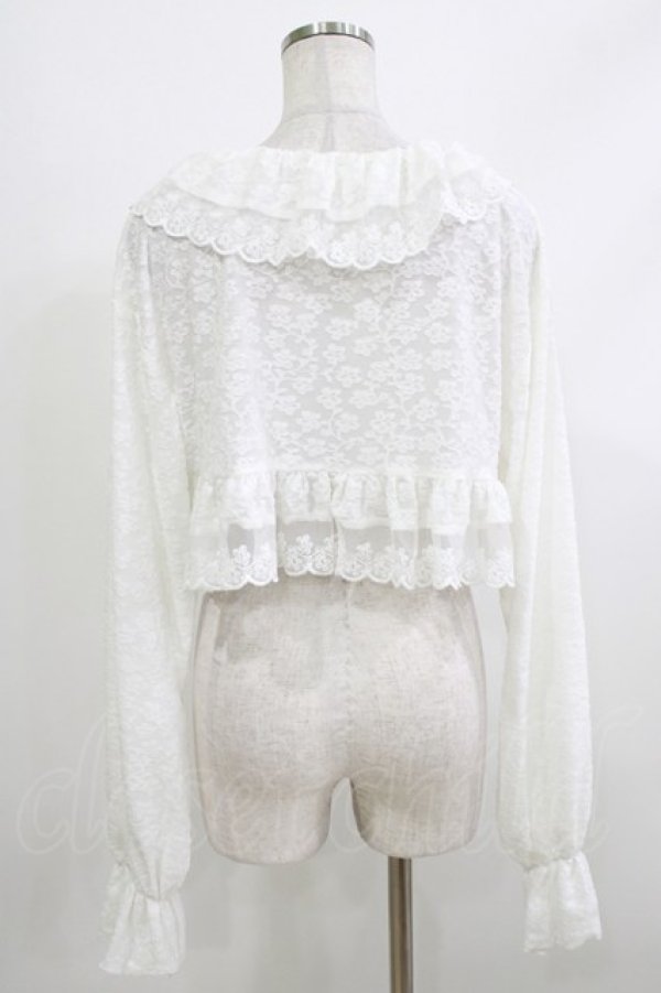 画像3: merry jenny / スカラップfrillボレロ  オフホワイト H-26-04-10-067-LO-TO-KB-ZH (3)
