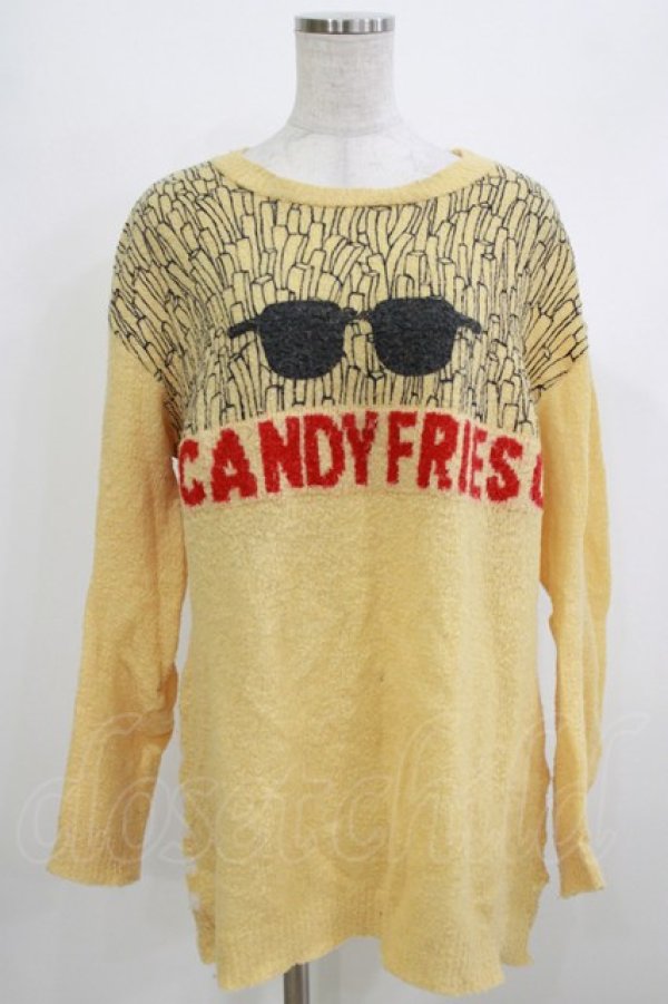 画像1: Candy Stripper / CANDY FRIES KNIT  イエロー H-26-04-10-068-PU-TO-KB-ZH (1)