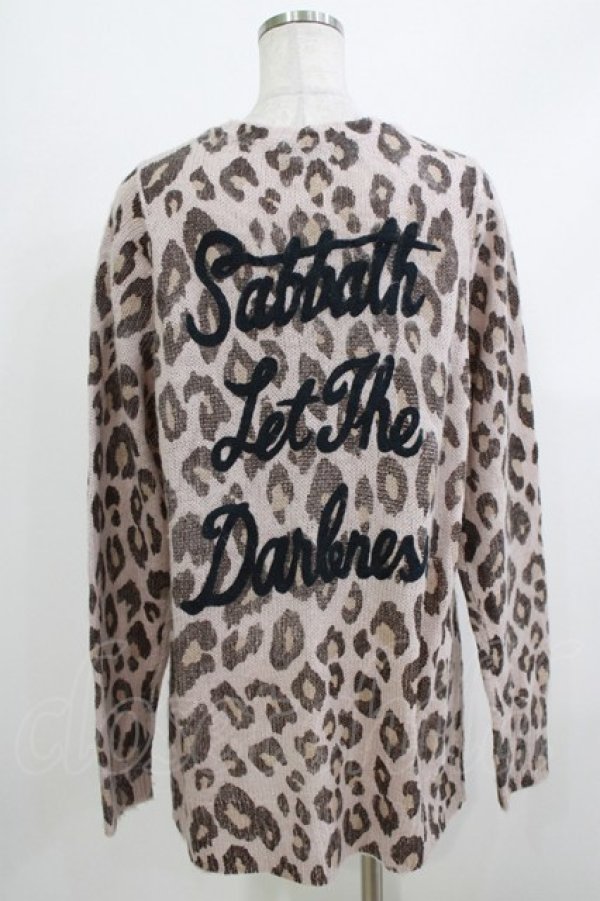 画像3: Candy Stripper / レオパードカーディガン  ピンクベージュ H-26-04-10-069-PU-TO-KB-ZH (3)