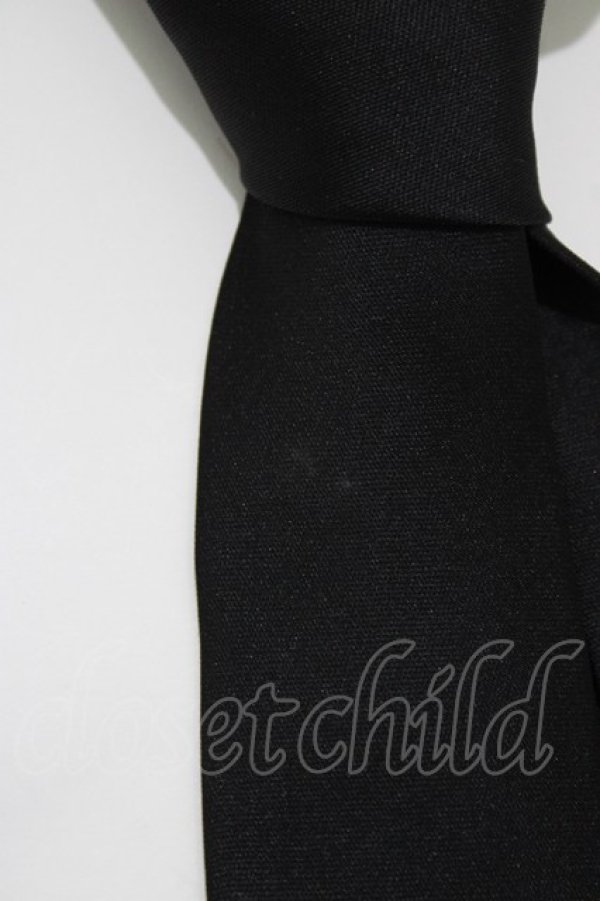 画像3: BPN / ロゴ刺繍ネクタイ  黒 H-26-04-10-072-GO-ZA-AK-ZH (3)