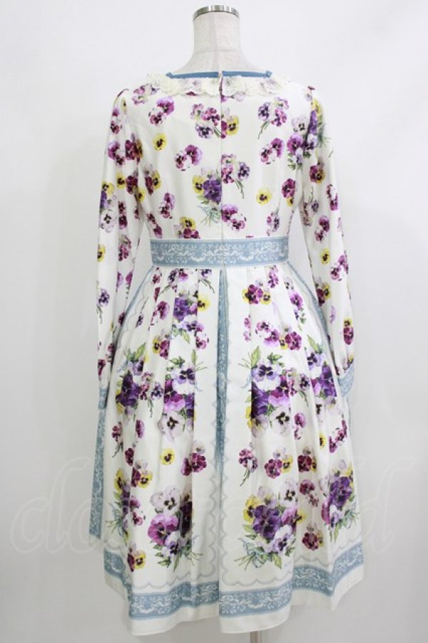 画像3: Melody BasKet / パンジースカーフワンピース  アイボリー H-26-04-10-007-LO-OP-KB-ZH (3)