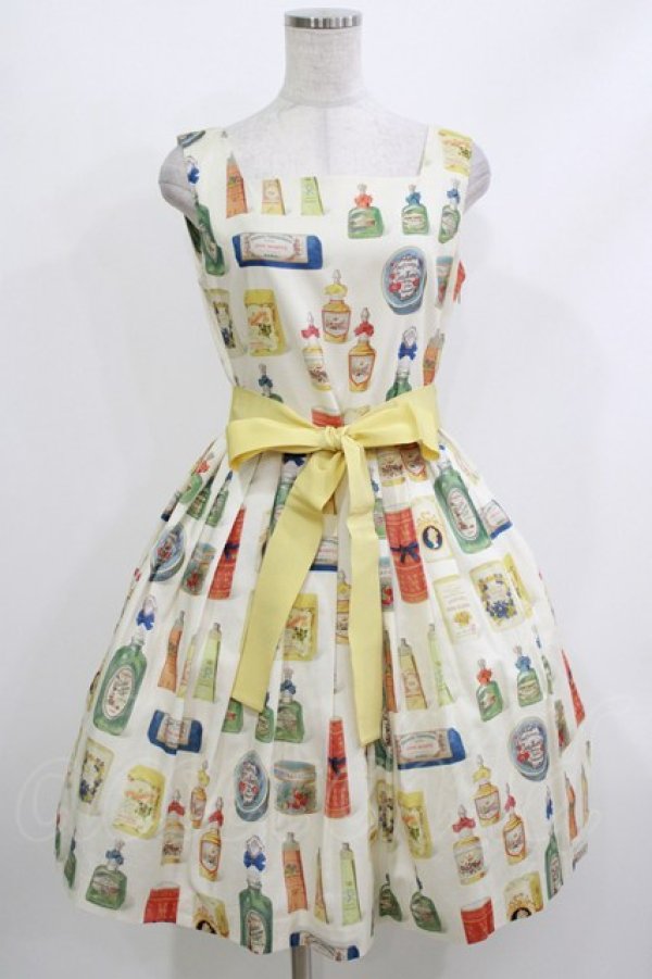 画像1: Jane Marple / Savons du Bonheurのドレス  アイボリー H-26-04-10-008-JM-OP-KB-ZH (1)