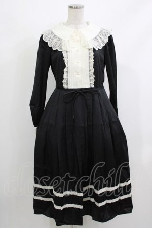 画像: Melody BasKet / Sicilienne dress  ブラック H-26-04-10-010-LO-OP-KB-ZH
