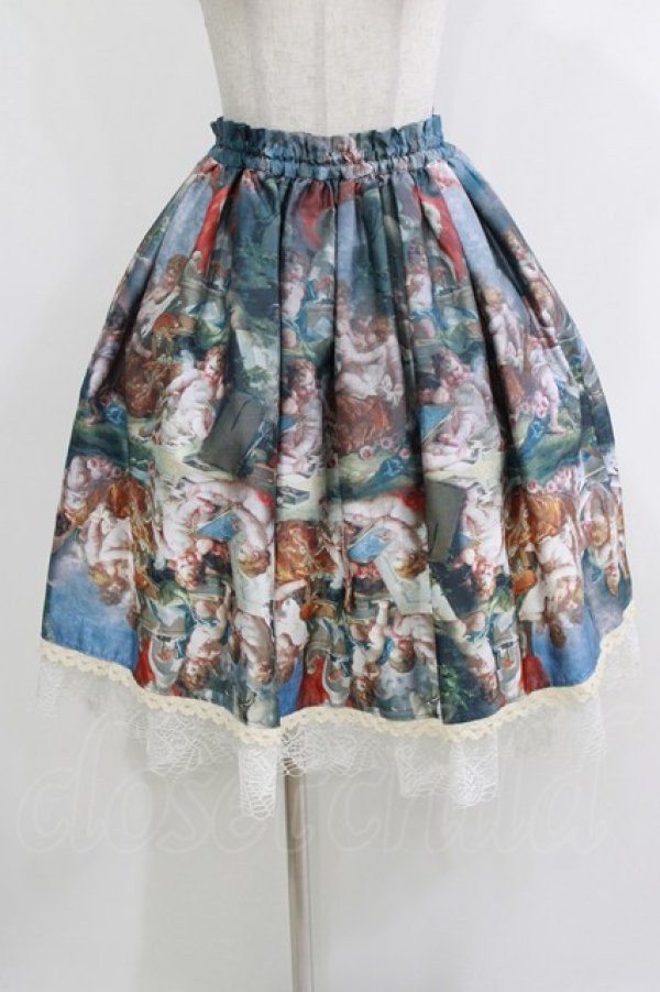 画像1: MorunxMuunaStoik / Angles learnsスカート  ブルー H-26-04-10-015-EL-SK-KB-ZH (1)