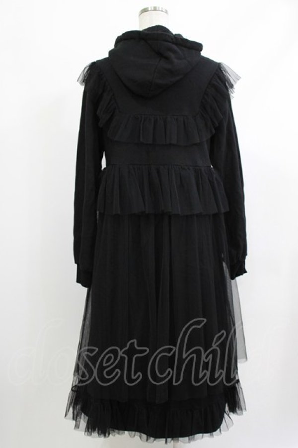 画像3: Candy Stripper / TULLE LAYERED ONE-PIECE  ブラック H-26-04-10-016-PU-OP-KB-ZH (3)