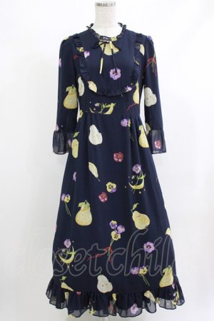 画像: MILK / ベルベットムーンロングドレス  ナイトブルー H-26-04-10-018-ML-OP-KB-ZH