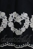 画像4: Leur Getter / フラワーハート刺繍エプロンワンピース  ブラック H-26-04-10-002-LU-OP-KB-ZH (4)