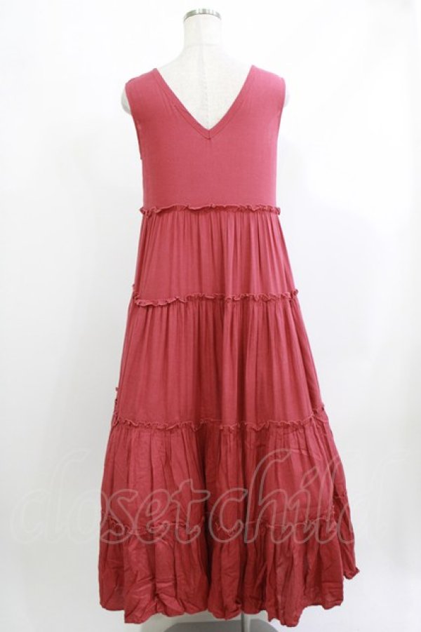 画像3: merry jenny / ティアードティアード2wayワンピース  レッド H-26-04-10-019-LO-OP-KB-ZH (3)