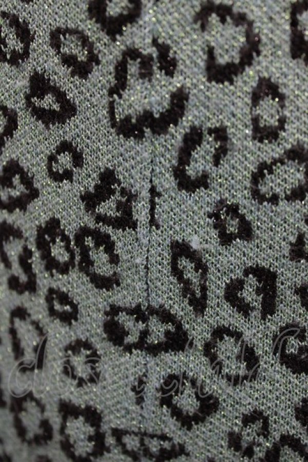 画像4: Candy Stripper / レオパードニットスカート  ミントグリーン H-26-04-10-021-PU-SK-KB-ZH (4)