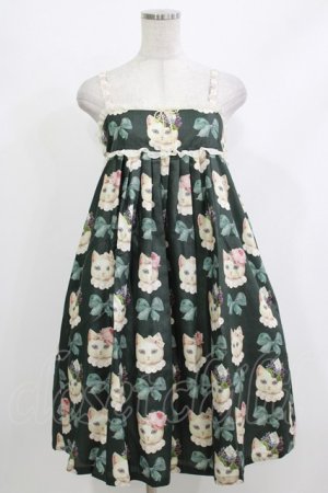 画像: Leur Getter / Dress Up Catキャミワンピース  グリーン H-26-04-10-023-LU-OP-KB-ZH