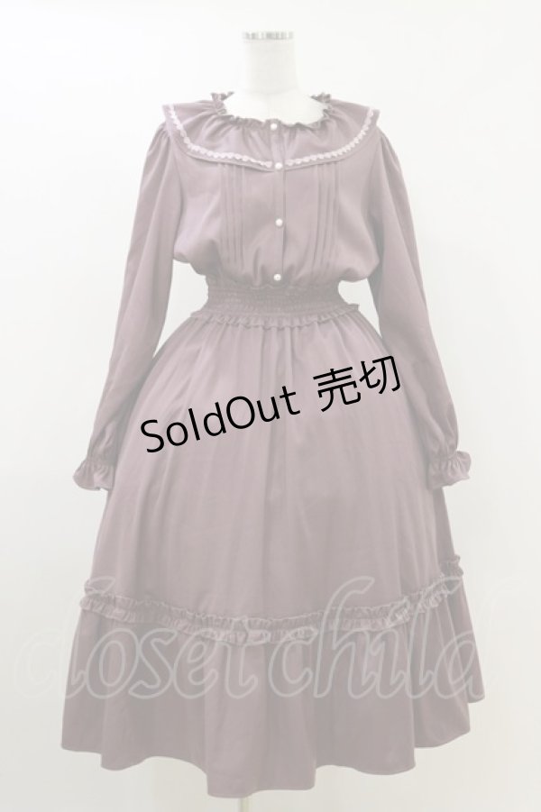 画像1: m petit by misako / AOK*フリルカラータックワンピース LL ピンク H-26-04-11-043-LO-OP-NS-ZH (1)