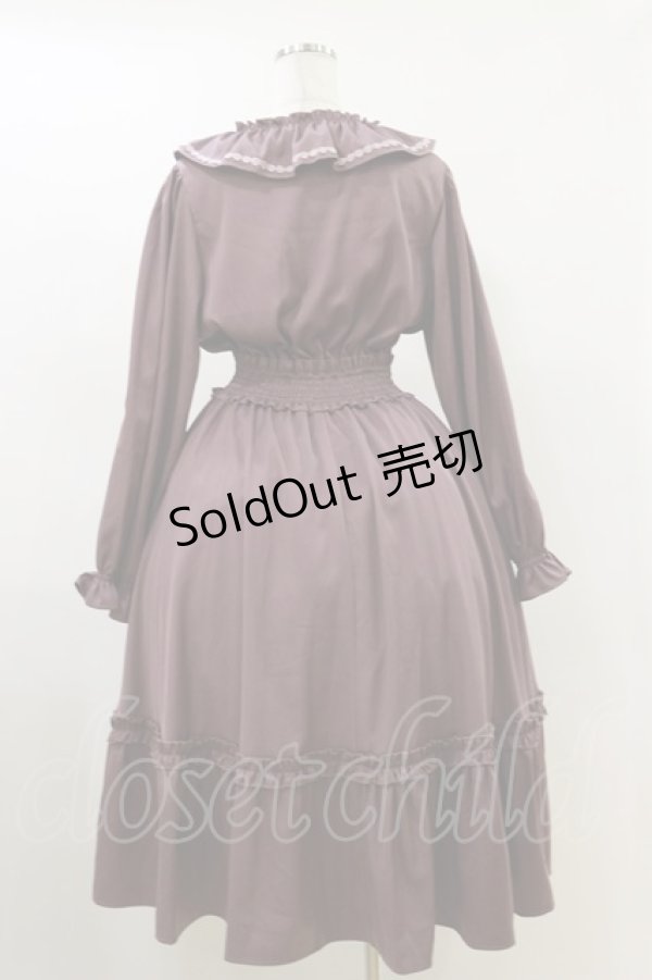 画像2: m petit by misako / AOK*フリルカラータックワンピース LL ピンク H-26-04-11-043-LO-OP-NS-ZH (2)