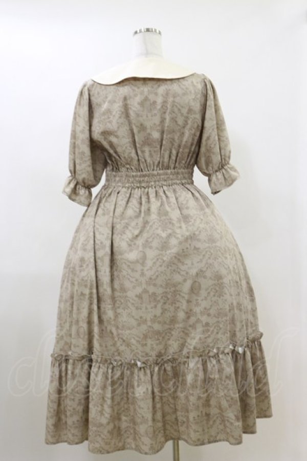 画像2: m petit by misako / NINA’Sコラボトワルドジュイワンピース M ベージュ H-26-04-11-045-LO-OP-NS-ZH (2)