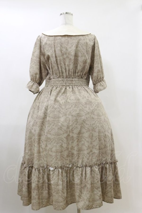 画像2: m petit by misako / NINA’Sコラボトワルドジュイワンピース L ベージュ H-26-04-11-046-LO-OP-NS-ZH (2)