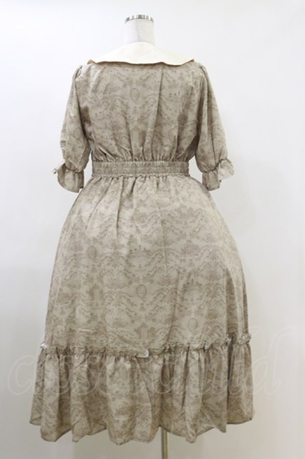 画像2: m petit by misako / NINA’Sコラボトワルドジュイワンピース L ベージュ H-26-04-11-049-LO-OP-NS-ZH (2)