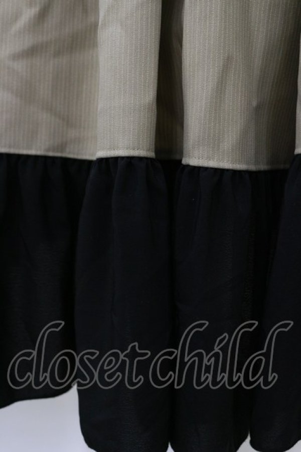 画像4: marcHenTica / ストライプワンピース Free ベージュ H-26-04-11-054-LO-OP-NS-ZH (4)