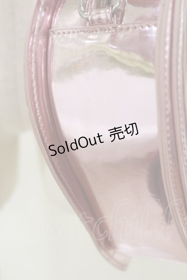 画像3: PuppetBombs / QP6 クロス×ハート2wayバッグ 横21cm 縦18cm 幅7cm ショルダー紐120cm ハンド紐26cm ピンク H-26-04-11-006-LO-BG-NS-ZH (3)