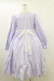 画像2: marcHenTica / レース切替ワンピース プリンセスサイズ ラベンダー H-26-04-11-058-LO-OP-NS-ZH (2)